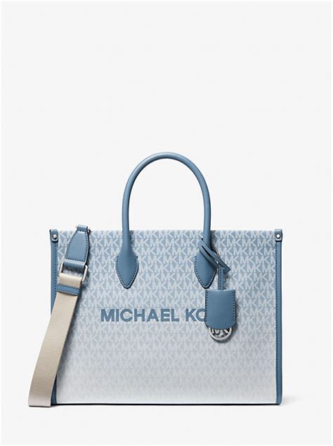 michael kors woven market bag|Michael Kors ombre handbag.